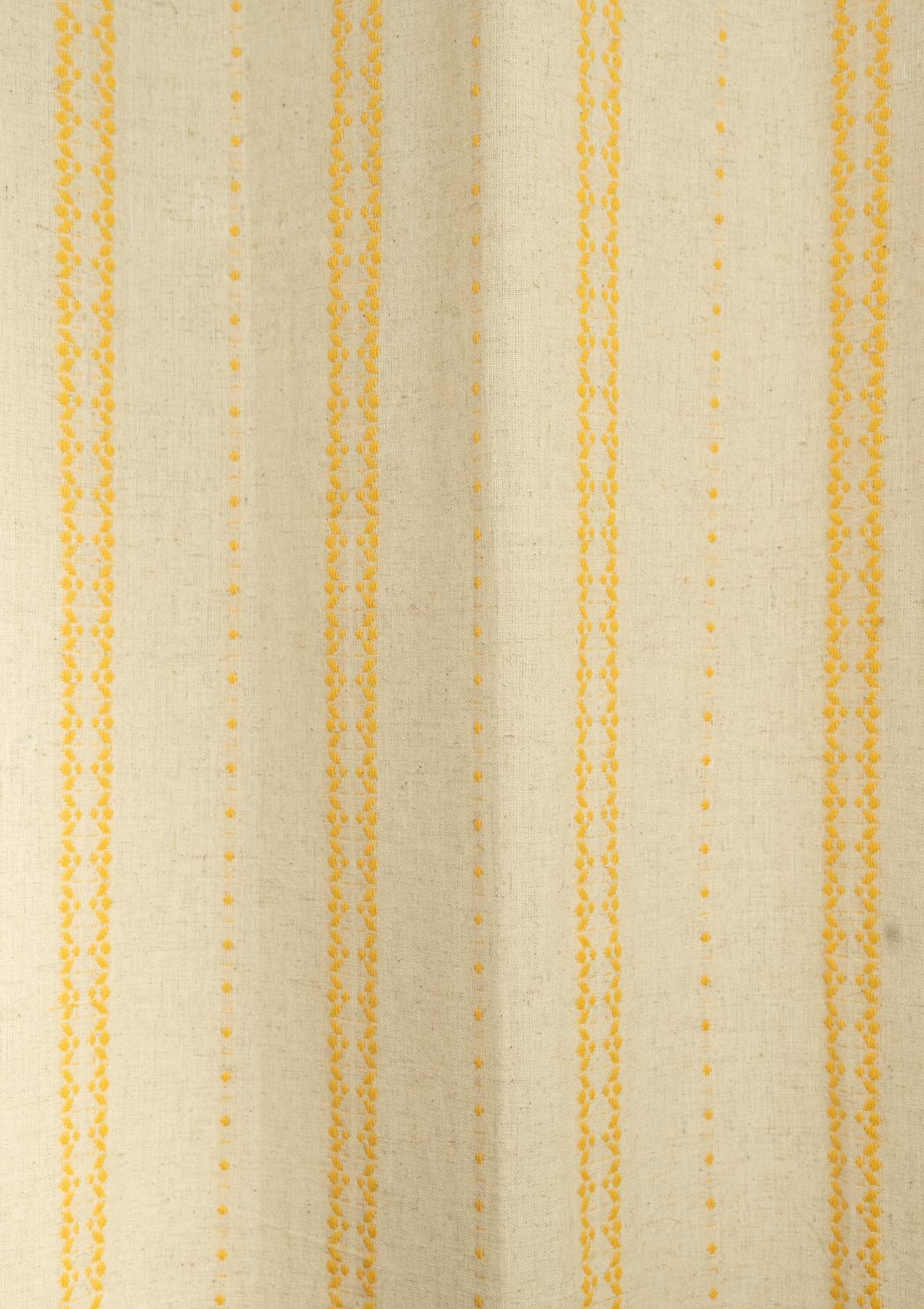 Aster minimal design Linen curtain for living room and Bed Room - Room darkening - Brown - Single Panel