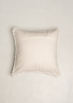 Salaga flora and fauna with flower lace 100% Cotton Cushion Cover for Sofa - Multicolor