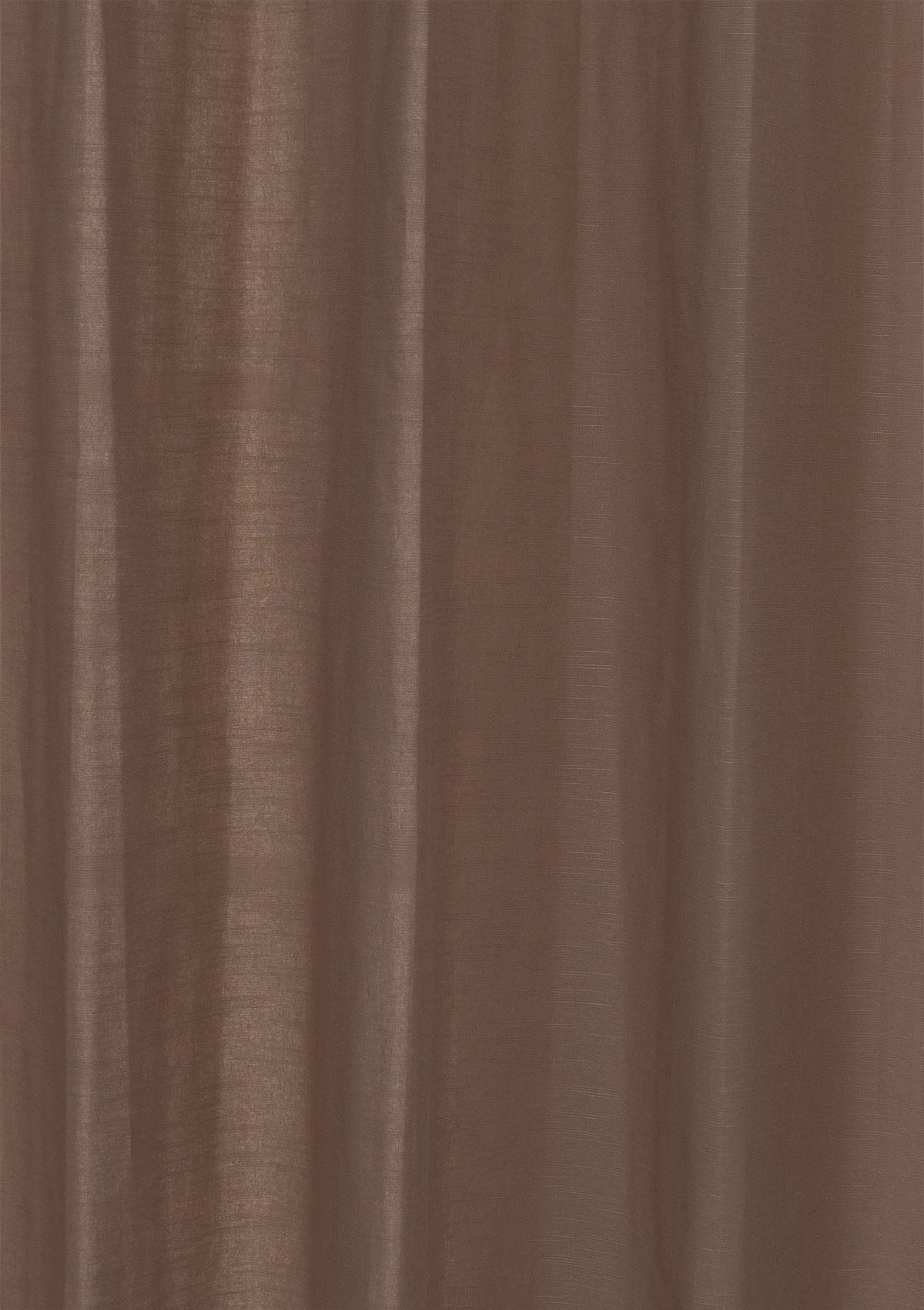 Solid chocolate brown 100% cotton plain curtain for bedroom - Room darkening - Pack of 1