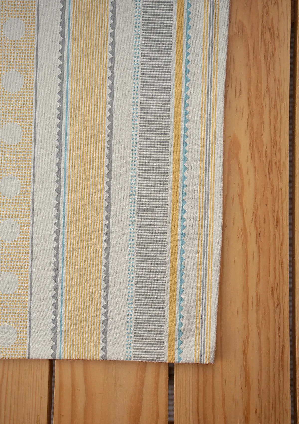 Buru boho prints 100% cotton table cloth for 4 seater, 6 seater, 8 seater dining table - Mustard