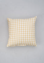 Calicut 100% cotton embroidered decorative cushion cover for sofa - Ivory