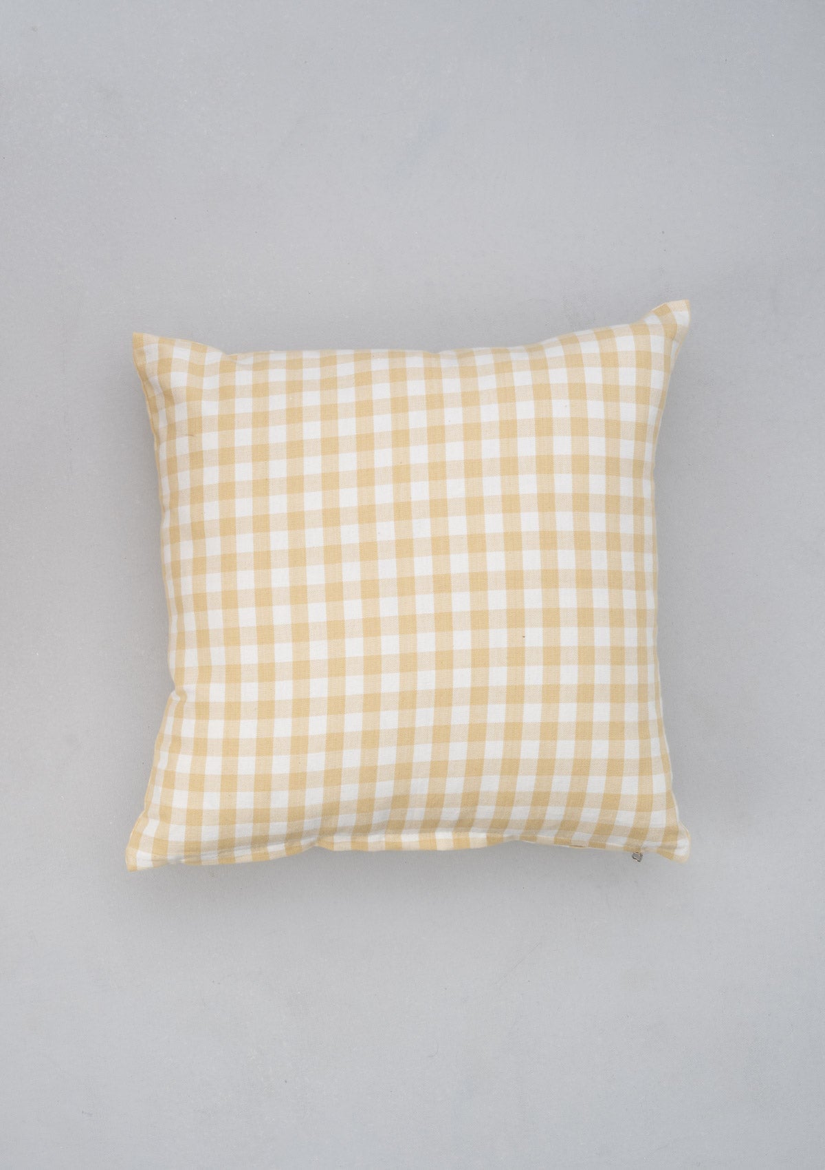 Calicut 100% cotton embroidered decorative cushion cover for sofa - Ivory