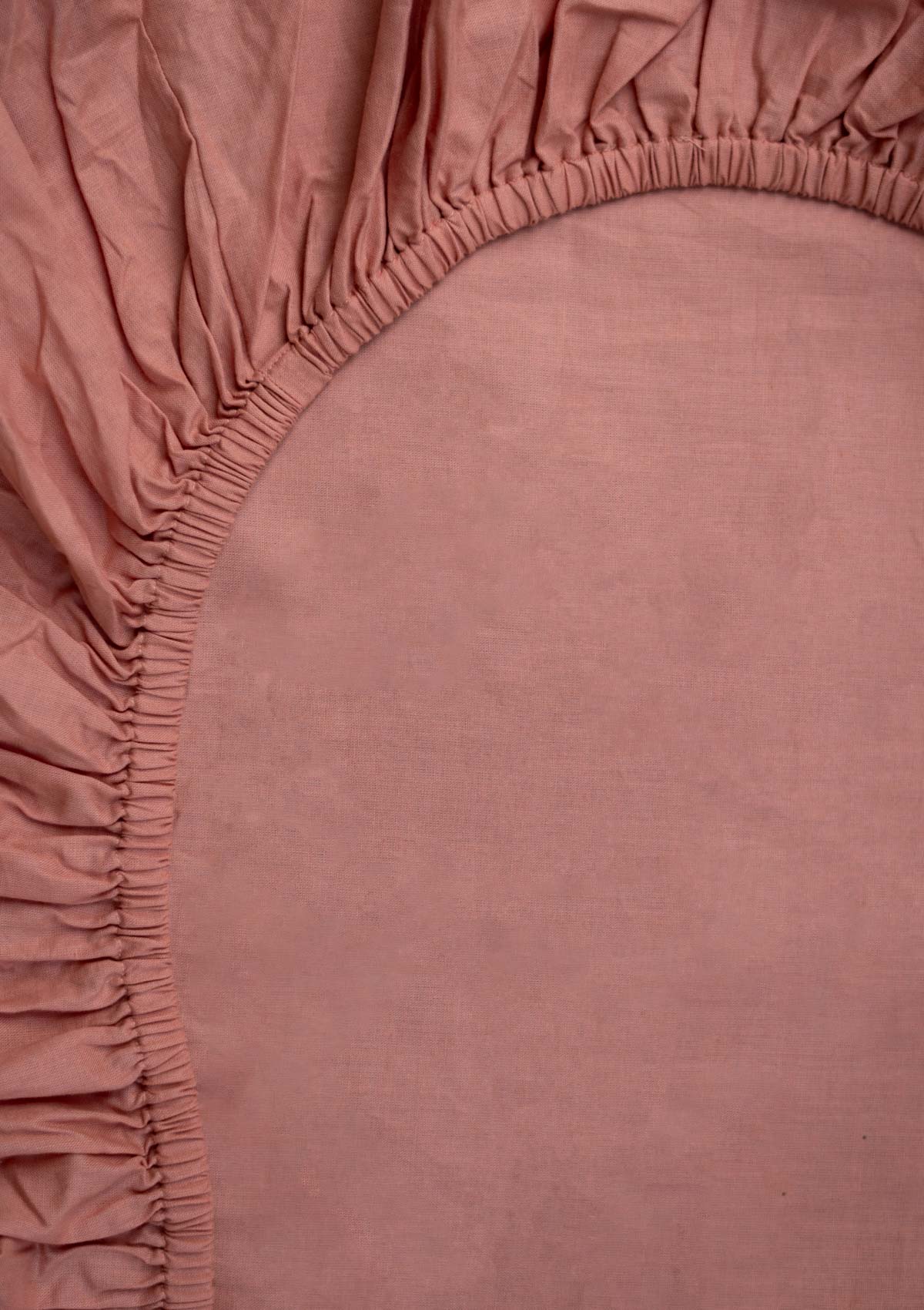 Solid colors fabric dyed 100% cotton soft feel Fitted sheet with pillow covers - Rust, Royal Blue