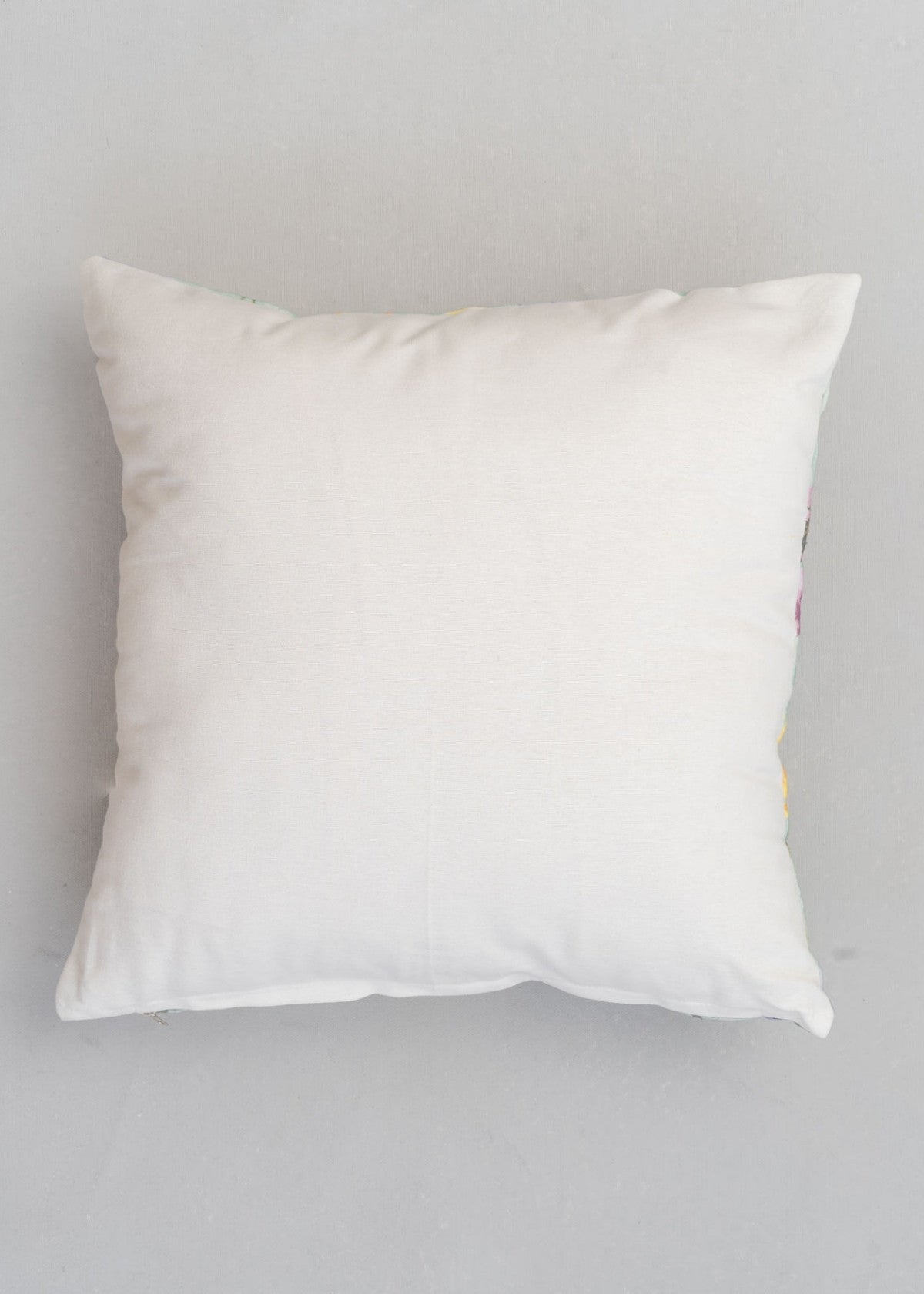 Bloom 100% cotton Decorative floral cushion cover for sofa - Multicolor