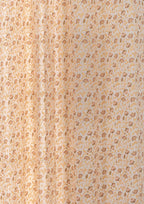 Calico ethnic prints 100% cotton sheer curtain for living room - Light filtering - Amber - Single Panel