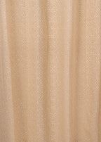 Antique Rose 100% cotton curtain for Living room and Bed room - Room darkening -  Cream - Single Panel