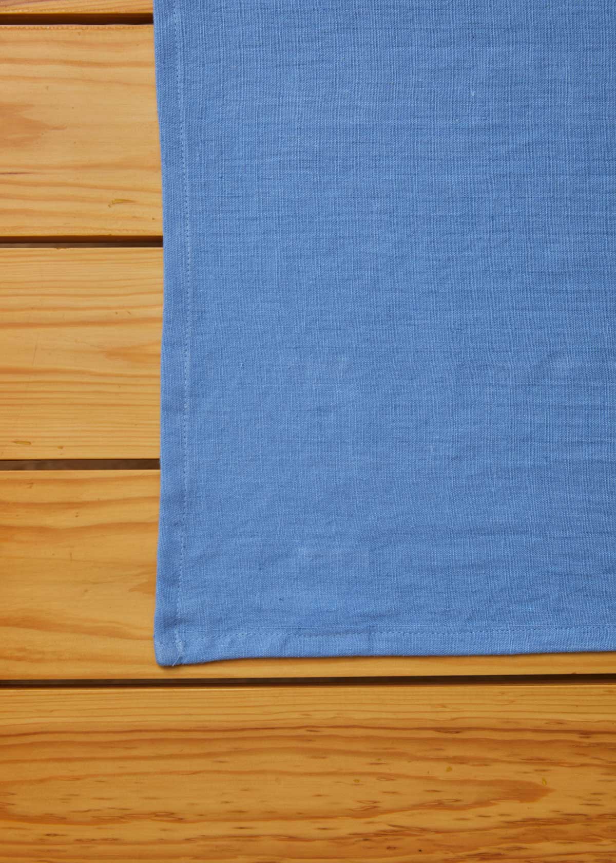 Powder Blue 100% cotton plain table cloth for 4 seater or 6 seater dining - Powder Blue