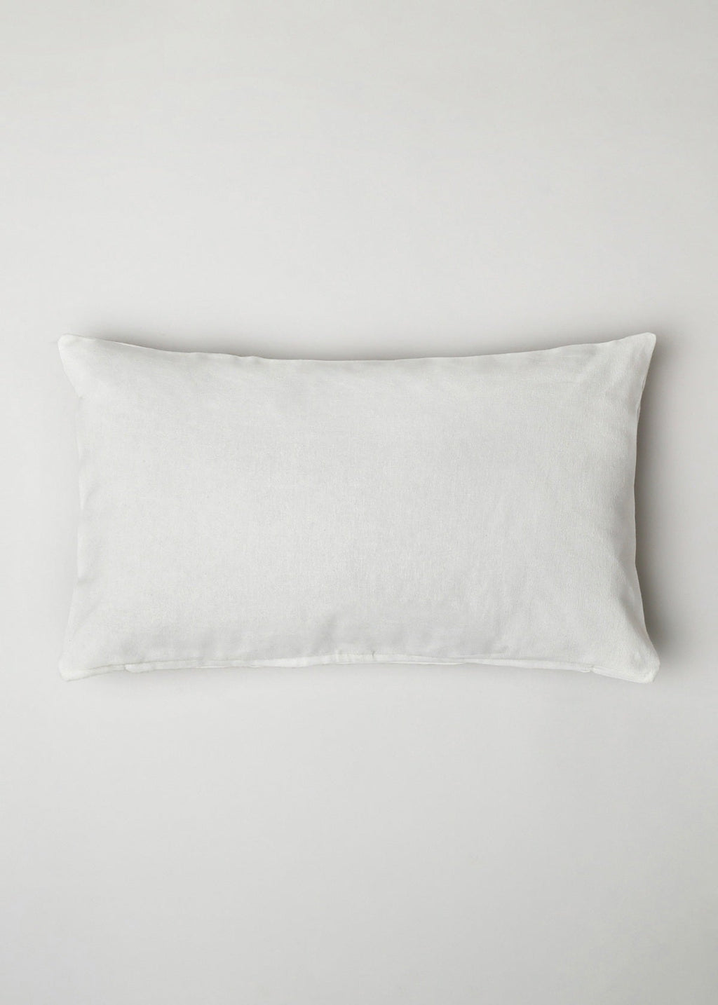 Flowerbed embroidered 100% cotton floral cushion cover for sofa - Multicolor
