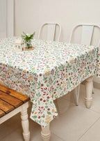 Foraged Berries floral prints 100% cotton table cloth for 4 seater, 6 seater, 8 seater for dining table