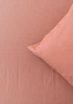 Solid colors dyed 100% cotton soft feel Flat sheets with pillow covers - Rust, Royal Blue, Lavender
