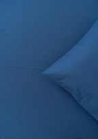 Solid colors dyed 100% cotton soft feel Flat sheets with pillow covers - Rust, Royal Blue, Lavender