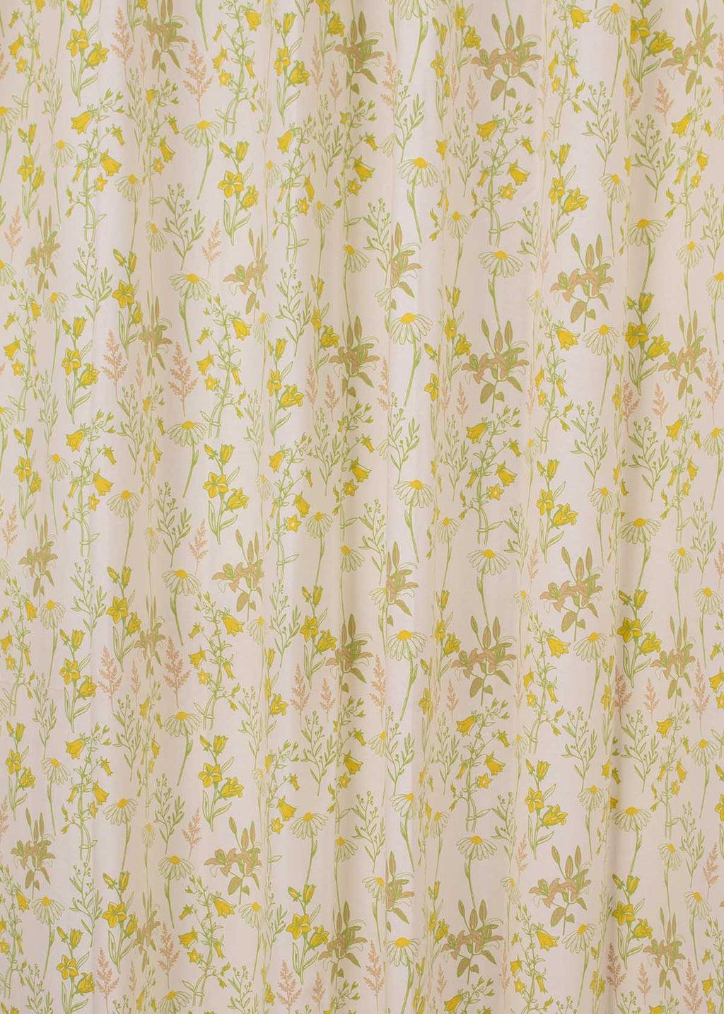 Tulip Garden floral printed 100% cotton curtain for kids room, living room & bed room - Room darkening - Single Panel