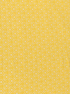 Daisy Fields minimal Printed 100% Cotton Flat Sheet with pillow covers - Yellow