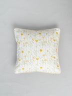 Drifting Dandelion floral prints 100% cotton cushion cover for sofa, livingroom - Lavender, Yellow