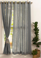 Solid colors 100% cotton curtain for Living Room and  Bed Room - Room darkening - Red, Grey, White, Yellow, Blue, Green, Orange - Single Panel