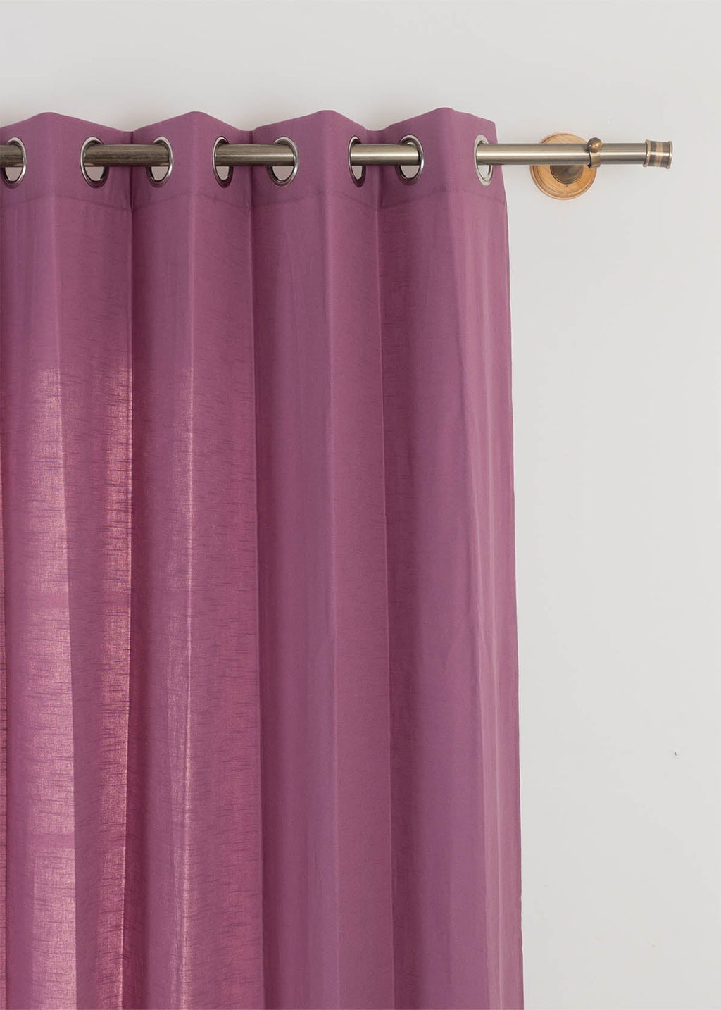 Solid colors 100% cotton curtain for Living Room and  Bed Room - Room darkening - Red, Grey, White, Yellow, Blue, Green, Orange - Single Panel