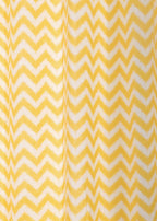 Ikat Chevron geometric prints 100% cotton curtain for Living Room & Bed Room - Room darkening - Grey, Yellow, Nile Blue - Single Panel