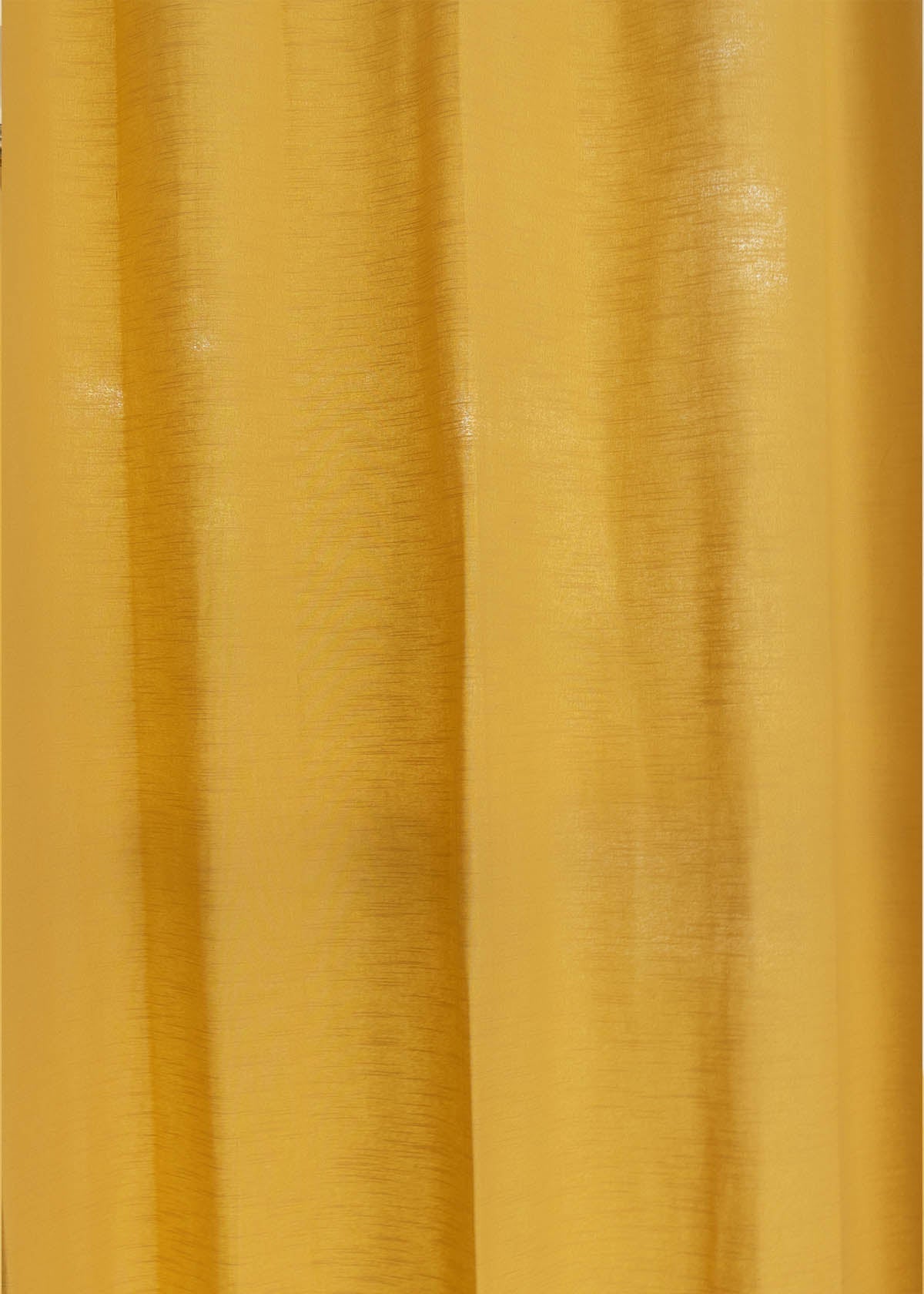 Solid Mustard 100% cotton plain curtain for bedroom - Room darkening - Pack of 1