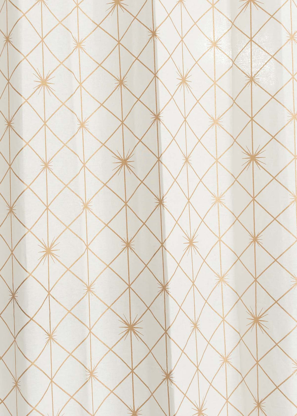 Stardust floral Printed 100% cotton curtain for Living room & bed room - Room darkening - Single Panel