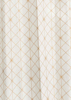 Stardust floral Printed 100% cotton curtain for Living room & bed room - Room darkening - Single Panel