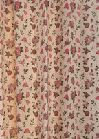 Wild Roses floral printed 100% cotton curtain for Living room & bed room - Room darkening - Single panel