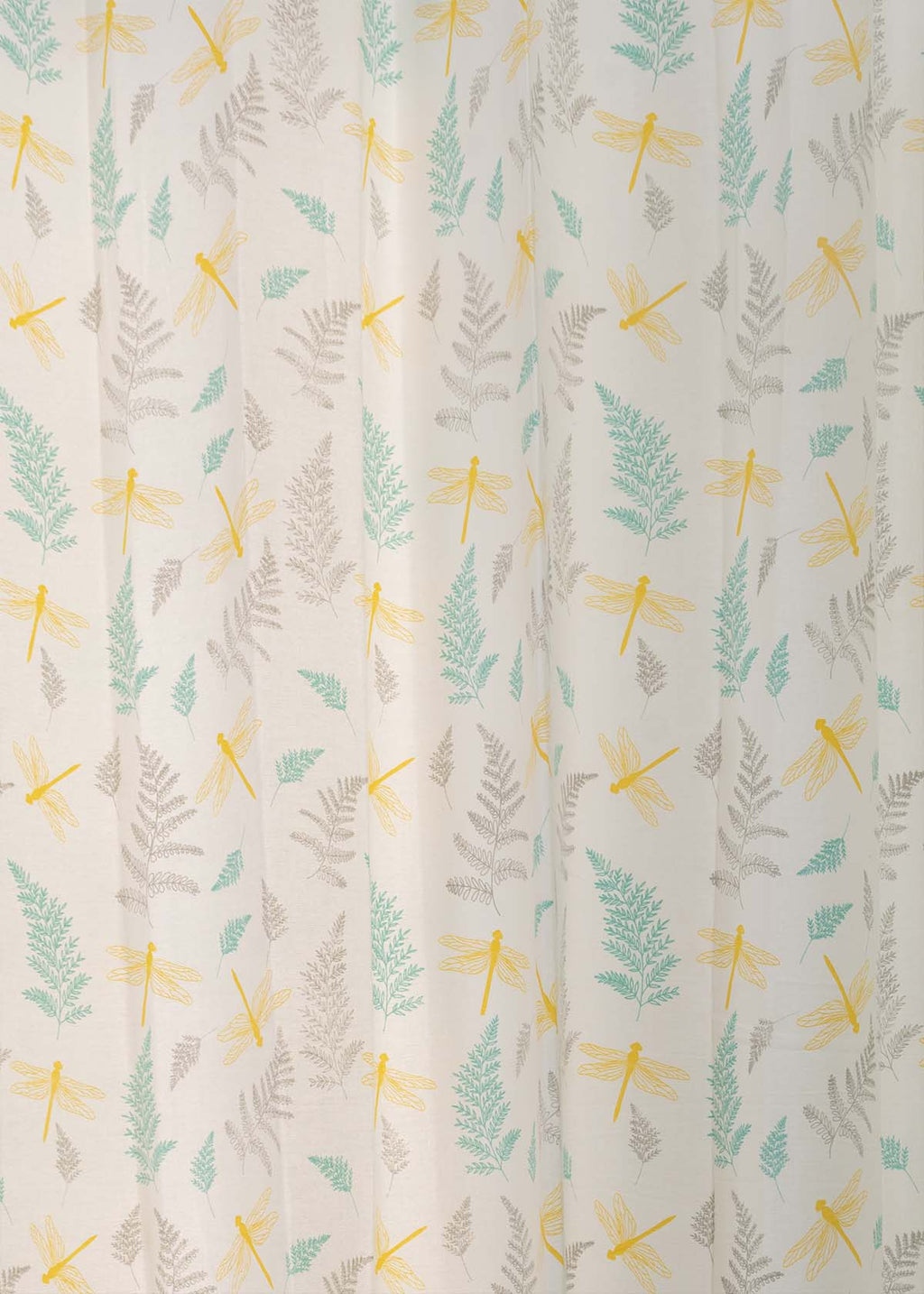 Winged Skies floral printed 100% cotton curtain for kids room, living room & bed room - Room darkening - Single panel