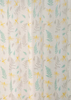 Winged Skies floral printed 100% cotton curtain for kids room, living room & bed room - Room darkening - Single panel